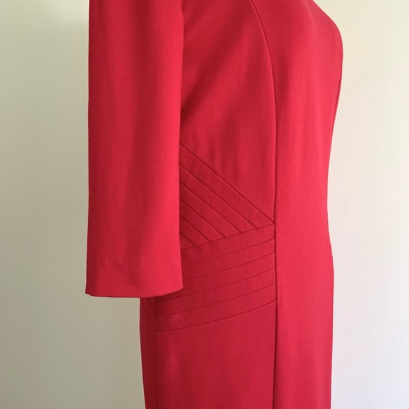 BOSS Hugo Boss tailored red sheath dress - Picture 6 of 13